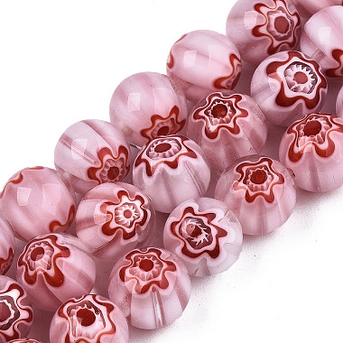Handmade Millefiori Glass Beads Strands(LK-SZ0001-01A)-2