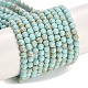 Synthetic Turquoise Beads Strands(G-U004-02Q)-1