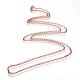 Iron Rolo Chains Necklace Making(MAK-R015-45cm-R)-2