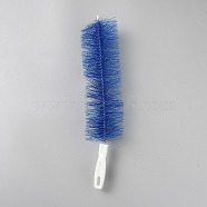 Plastic & Nylon Brushes, Cleaning Tool, Blue, 400x80mm, Hole: 19x5.5mm(TOOL-WH20001-06B)