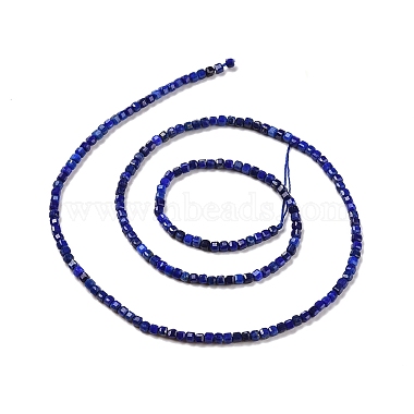 natürlichen Lapislazuli Perlenstränge(G-C009-B08)-3