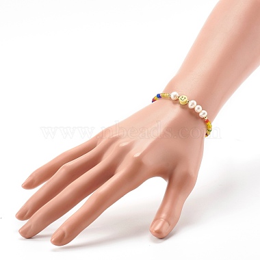 Glass Beads Stretch Bracelets(X-BJEW-JB06414)-5