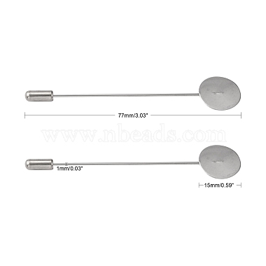 201 accessoires de broche en acier inoxydable résistant au ternissement(STAS-S066-01)-4