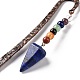 Natural Lapis Lazuli Bookmark(AJEW-C025-01E)-4
