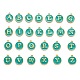 Initial Letter A~Z Alphabet Enamel Charms(ENAM-X0018-15)-1