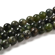 Natural Chrysoprase Beads Strands, Round, 6~7mm, Hole: 1mm, about 59pcs/strand, 15.43''(39.2cm)(G-H298-A09-02)