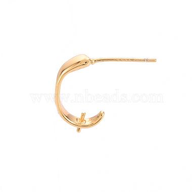 Brass Earring Findings(X-KK-T062-208G-NF)-4