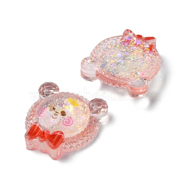 Transparent Epoxy Resin Decoden Cabochons(CRES-I030-13A)-2