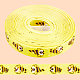 Polyester Bees Printed Grosgrain Ribbons(SRIB-WH20020-018E)-6