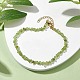 Natural Peridot Anklets(AJEW-AN00592-09)-2