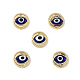 Handmade Lampwork Evil Eye Pendants(ZIRC-L102-15G-06)-1