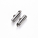 304 Stainless Steel Slide On End Clasp Tubes(STAS-S115-01D-P)-2
