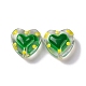 Cuentas de corazón de vidrio(GLAA-D005-01C)-2