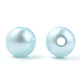 Spray Painted ABS Plastic Imitation Pearl Beads(OACR-T015-05B-07)-1