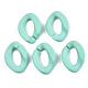 Opaque Spray Painted Acrylic Linking Rings(X-OACR-S036-001A-I16)-1