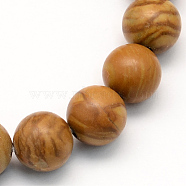 Natural Tigerskin Jasper Round Beads Strands, 4~4.5mm, Hole: 1mm, about 96pcs/strand, 15.5 inch(X-G-S166-4mm)