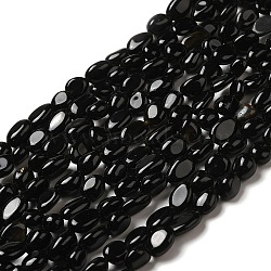 Natural Obsidian Beads Strands, Nuggets, 8x6x4mm,Hole:1mm(G-I351-B08)