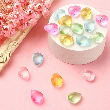 20Pcs 5 Colors Transparent Spray Painted Glass Beads(GLAA-YW0001-91)-5