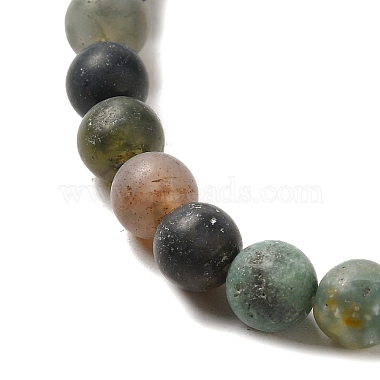 Chapelets de perles en agate indienne naturelle(G-Q462-6mm-08)-5