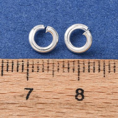 Messing Open Ringe springen(KK-G604-08S-10)-4