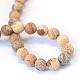 Frosted Natural Picture Jasper Round Bead Strands(G-E334-4mm-26)-3
