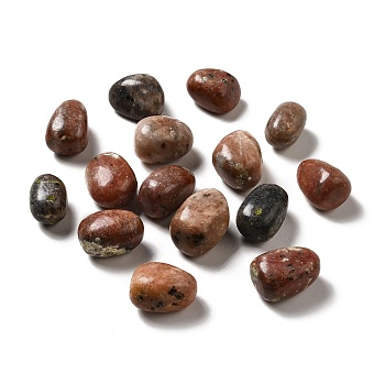 Natural Sesame Jasper Beads, Tumbled Stone, Vase Filler Gems, No Hole/Undrilled, Nuggets, 17~30x15~27x8~22mm