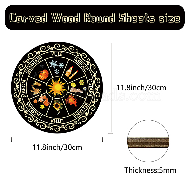 Printed Wood Round Sheets(AJEW-WH0334-002)-2