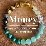 Bohemian Style Natural Silver Sheen Obsidian & Tiger Eye & Synethetic Amazonite & Malachite & Glass  Round Beaded Stretch Bracelets for Men, with Great Meaning(NU8854-5)