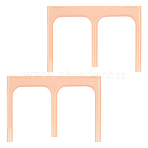Plastic Pottery Tools, Clay Ball Opener and Base Guide, PeachPuff, 111x153x10mm(DIY-WH0579-73C)