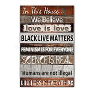 Black Civil Rights Black Lives Matter Garden Flag, Vertical Double Sided Small Banner, for Home Garden Yard Office Decorations, Colorful, 457x305mm(AJEW-WH0116-001A-08)