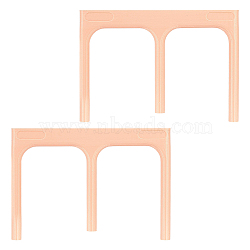 Plastic Pottery Tools, Clay Ball Opener and Base Guide, PeachPuff, 111x153x10mm(DIY-WH0579-73C)