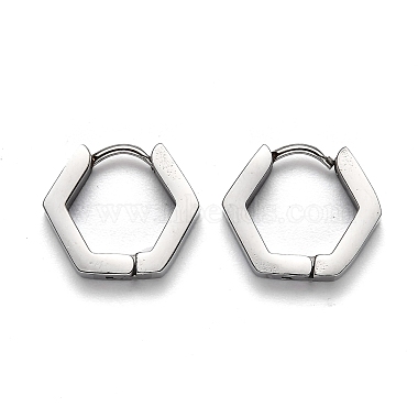 Hexagon 304 Stainless Steel Earrings