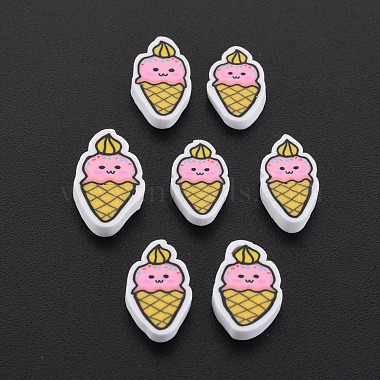Pearl Pink Food Polymer Clay Cabochons
