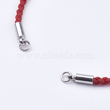 Braided Cotton Cord Bracelet Making(MAK-I006-22P)-2
