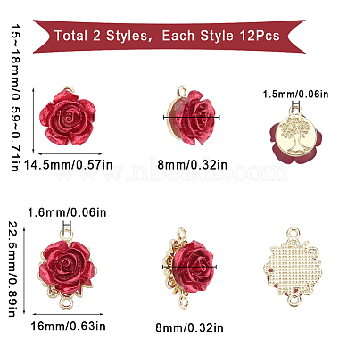 Valentine's Day DIY Jewelry Making Finding Kit(FIND-SC0006-20)-2