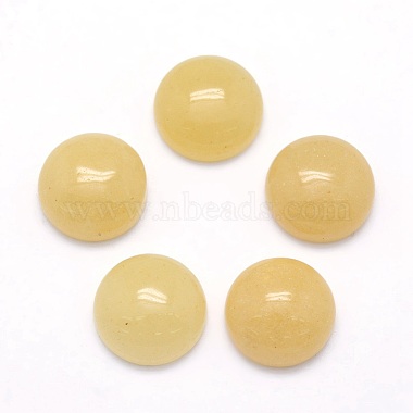 Cabochons naturels de topaze(G-P393-R35-12mm)-2