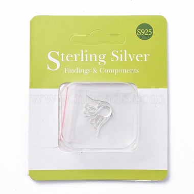 925 Sterling Silver Earring Hooks(X-STER-S002-53)-3