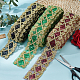 Ethnic Style Embroidery Polycotton Ribbons(OCOR-WH0066-34D)-5
