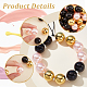 Elite 60Pcs 3 Colors Custom Resin Imitation Pearl Beads(RESI-PH0001-95)-4