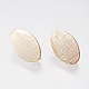 Long-Lasting Plated Brass Stud Earring Findings(X-KK-K227-062G-NF)-1