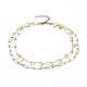 Brass Chain Tiered Necklaces(NJEW-JN02829)-1