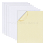 Self-adhesive Paper Book Boards, Book Binding Accessories, Rectangle, White, 251x200x2mm(DIY-WH0671-044B)