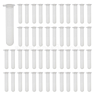 Plastic Sealed Bottles, for Needle Storage, White, 80.5x16.5x24mm(KY-WH0045-60)