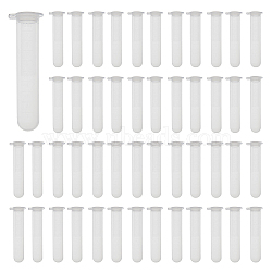 Plastic Sealed Bottles, for Needle Storage, White, 80.5x16.5x24mm(KY-WH0045-60)