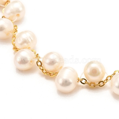 Natural Fresh Water Pearl Beaded Necklaces(NJEW-D294-02G)-2