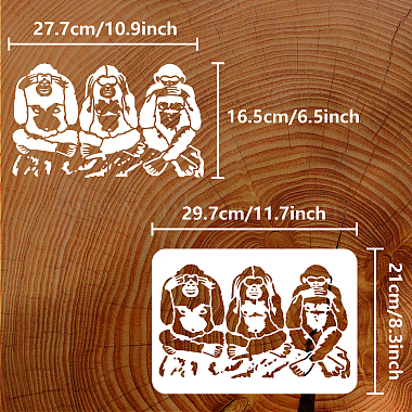 Plastic Drawing Painting Stencils Templates(DIY-WH0396-511)-2