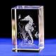 3D Laser Engraving Animal Glass Figurine(DJEW-R013-01C)-1