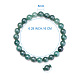 SUNNYCLUE Natural Jadeite Round Beads Stretch Bracelets(BJEW-PH0001-8mm-10)-3