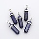 Natural Lapis Lazuli Double Terminated Pointed Pendants(X-G-D415-16)-1