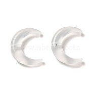Transparent Acrylic Beads, Moon, 15x12x3mm, Hole: 1.5mm(OACR-H042-03B)